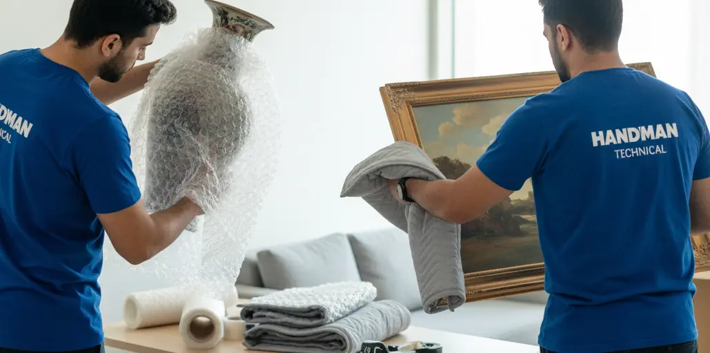 Careful handling of belongings